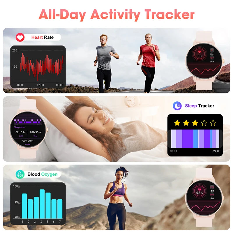 Women'S Smartwatch 1.39 Touch Screen, Bluetooth