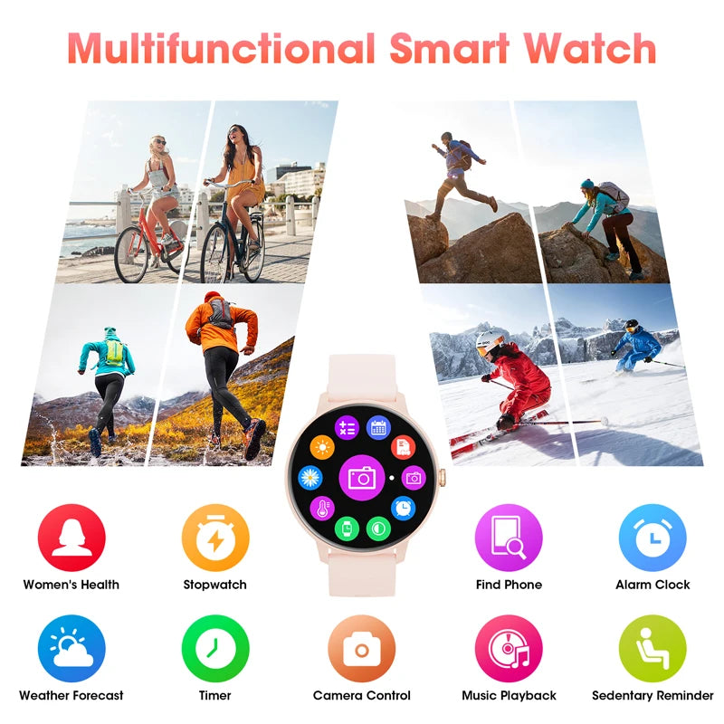 Women'S Smartwatch 1.39 Touch Screen, Bluetooth