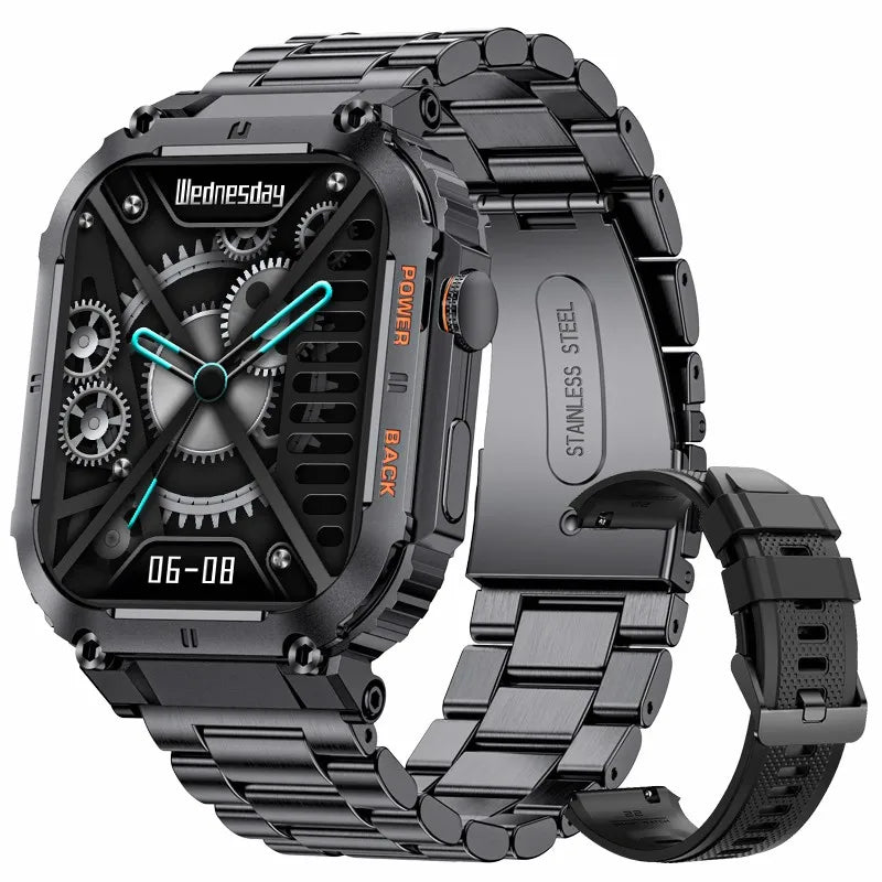 1.96 inch New Bluetooth Call Smart Watch