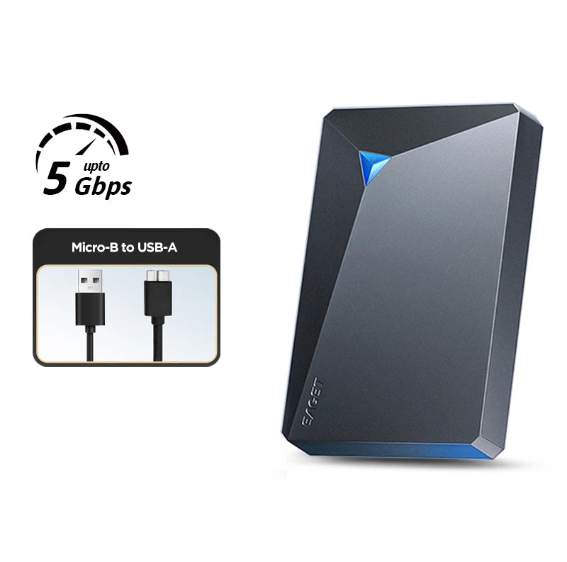 Portable External 1TB 5TB HDD 2.5 inch 5Gbps