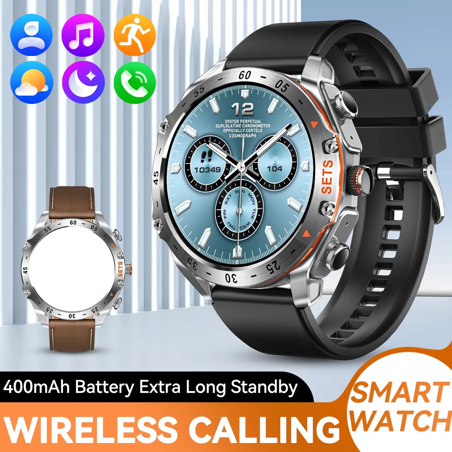New Smart Watches for Men with Earbuds Inside