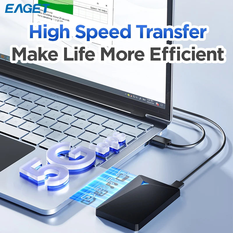 Portable External 1TB 5TB HDD 2.5 inch 5Gbps