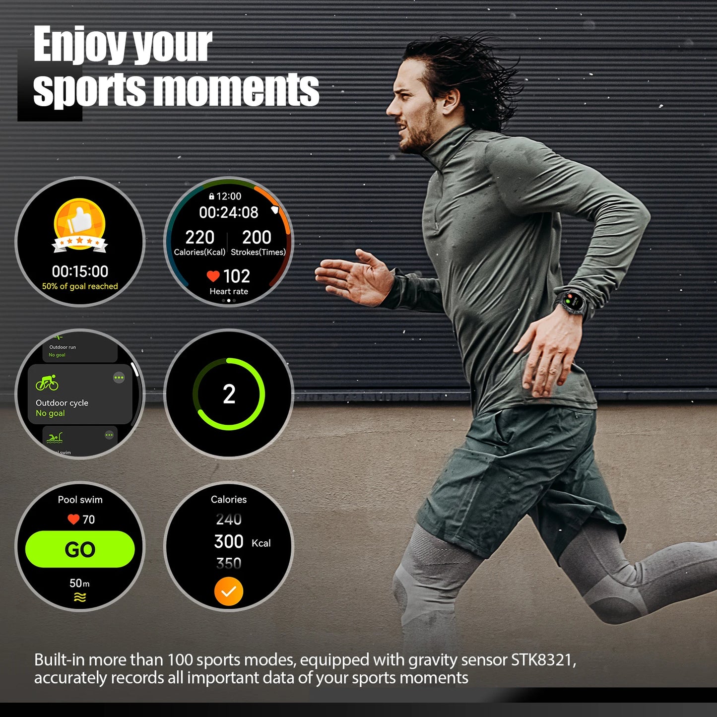 New Smart Watch 1.43" AMOLED Display