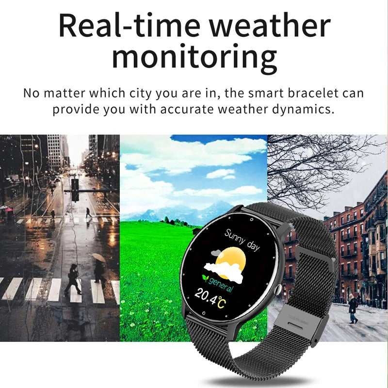 Smart Watch Ladies Full touch Screen Fitness Watch