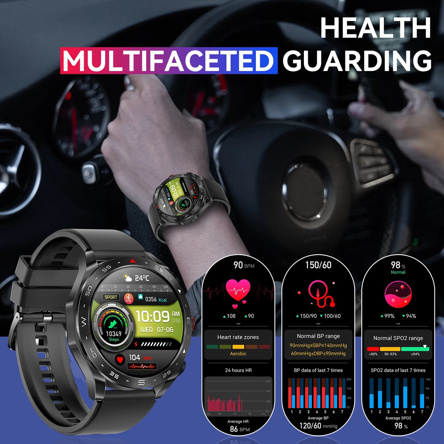 New Smart Watches for Men with Earbuds Inside