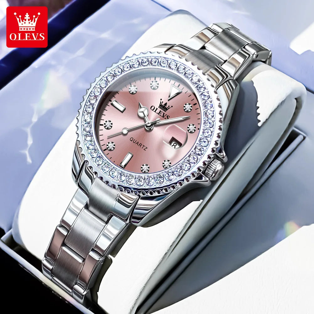 Women's Watches Elegant Full Diamond Dial