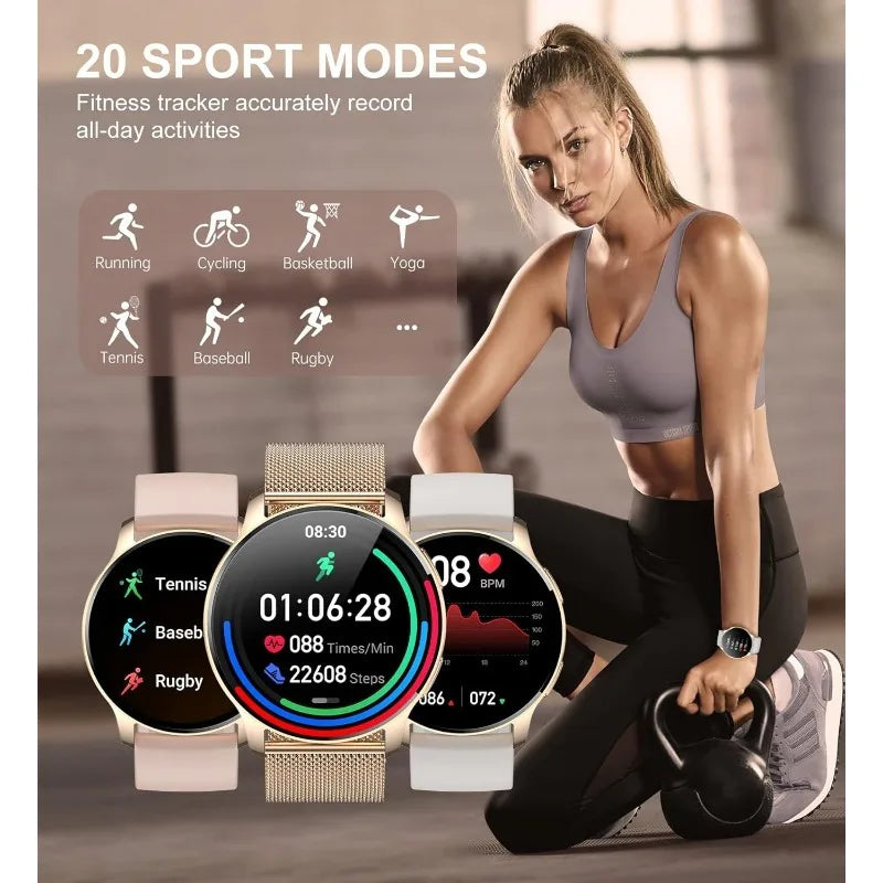 Smart Watch for Women, Android and iOS Phones