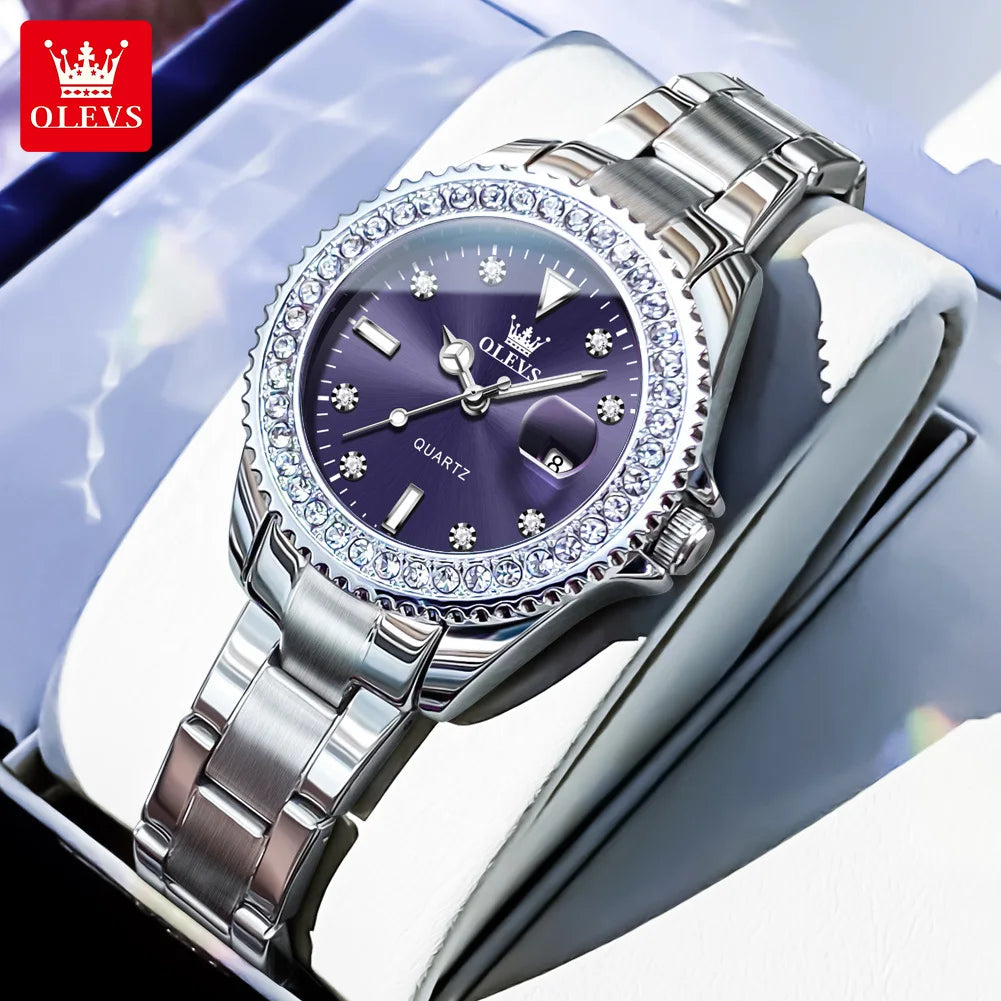 Women's Watches Elegant Full Diamond Dial