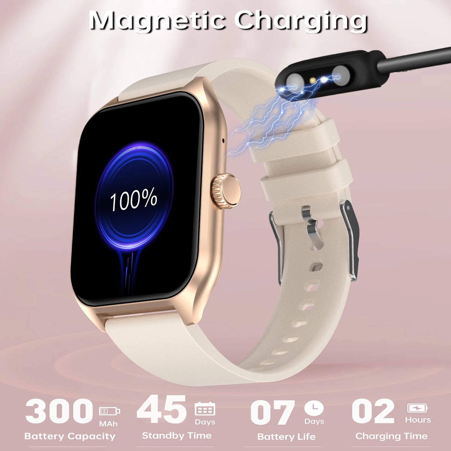 AI Voice Assistant Smart Watch for Women