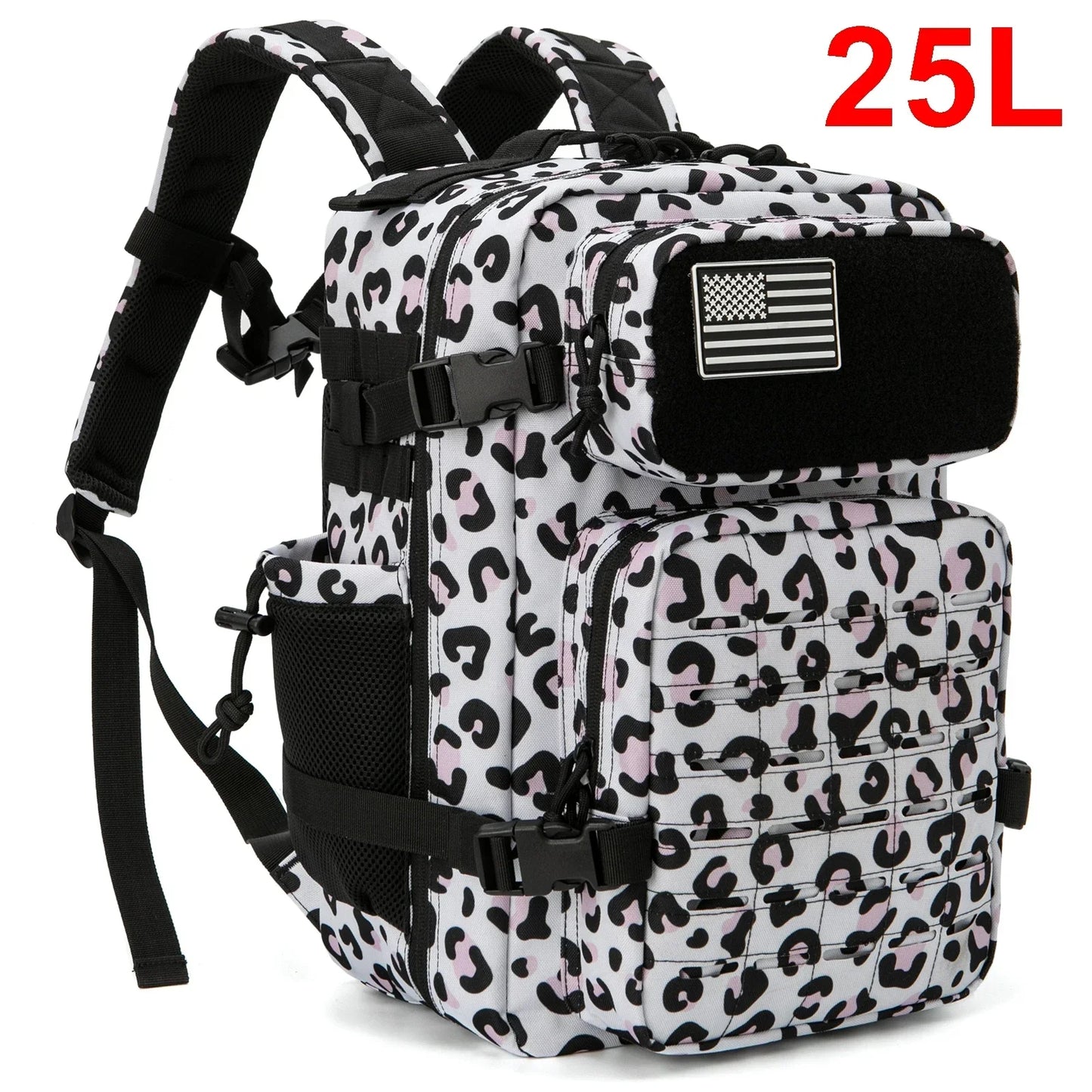 25L/45L Tactical Military Backpack with Bottle Holder