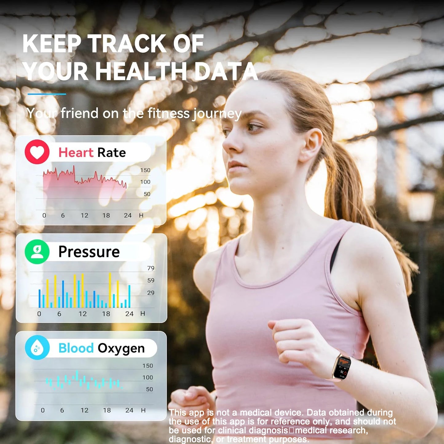 AI Voice Assistant Smart Watch for Women