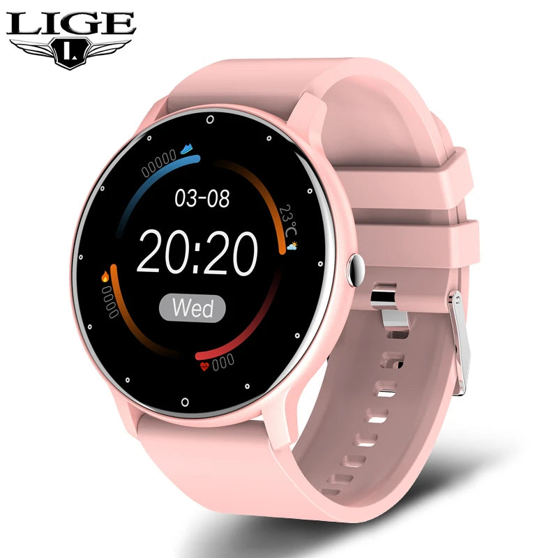 Smart Watch Ladies Full touch Screen Fitness Watch