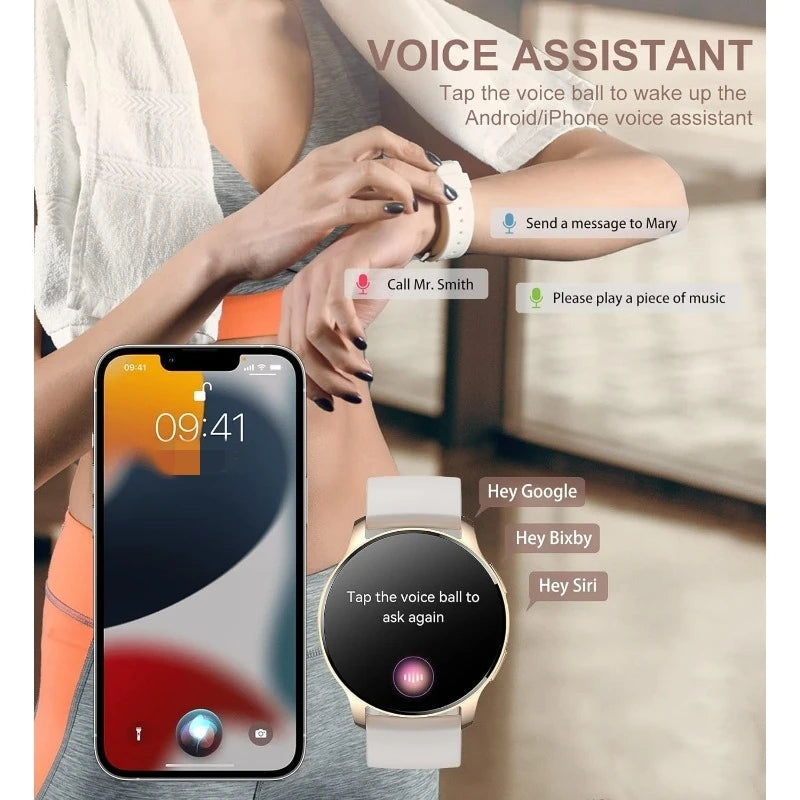 Smart Watch for Women, Android and iOS Phones