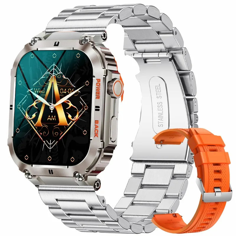 1.96 inch New Bluetooth Call Smart Watch