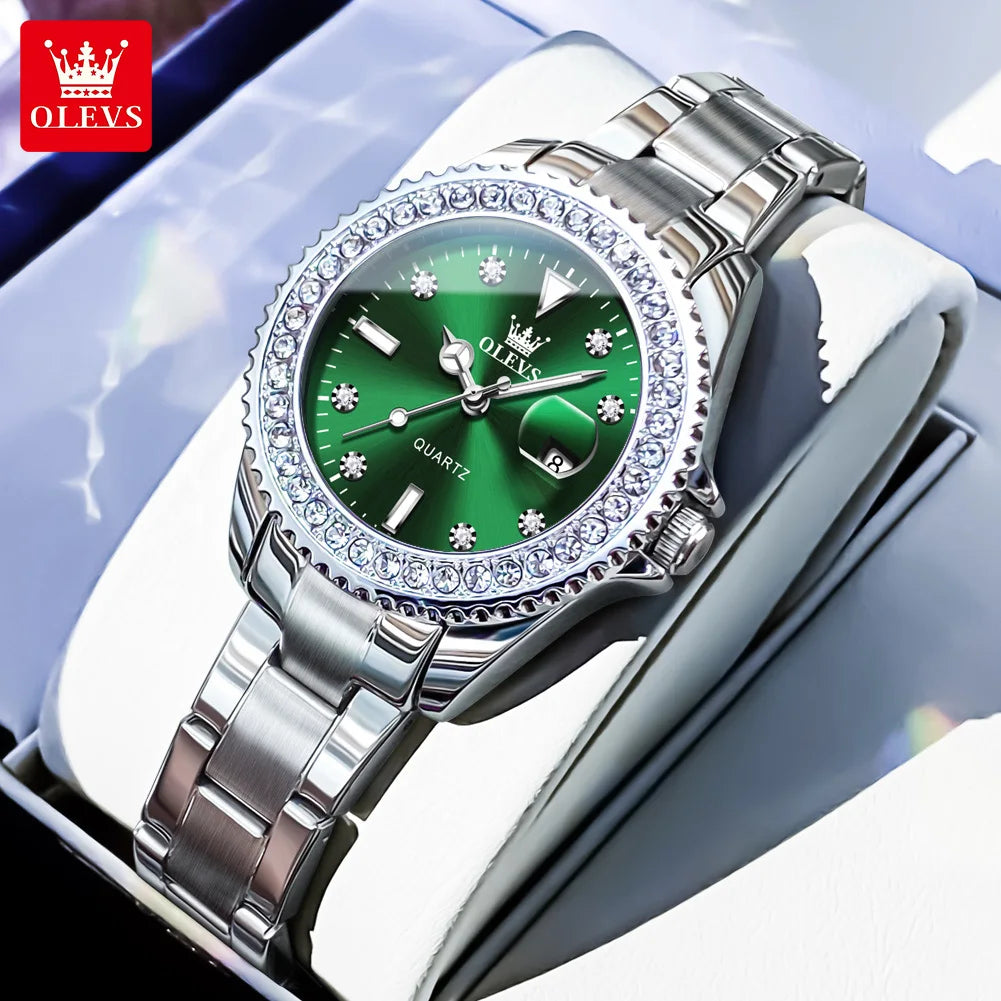 Women's Watches Elegant Full Diamond Dial