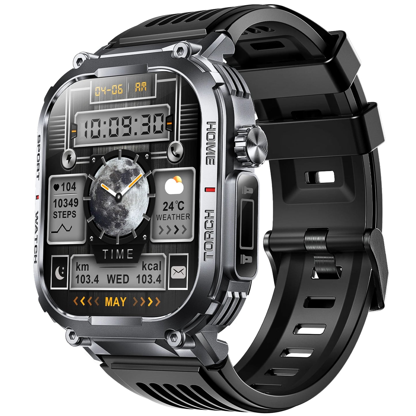 New Smart Watch Men 3ATM Waterproof With Compass