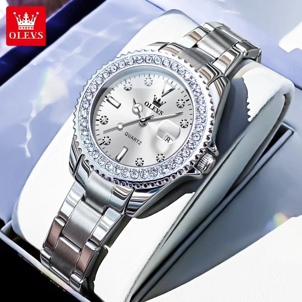 Women's Watches Elegant Full Diamond Dial