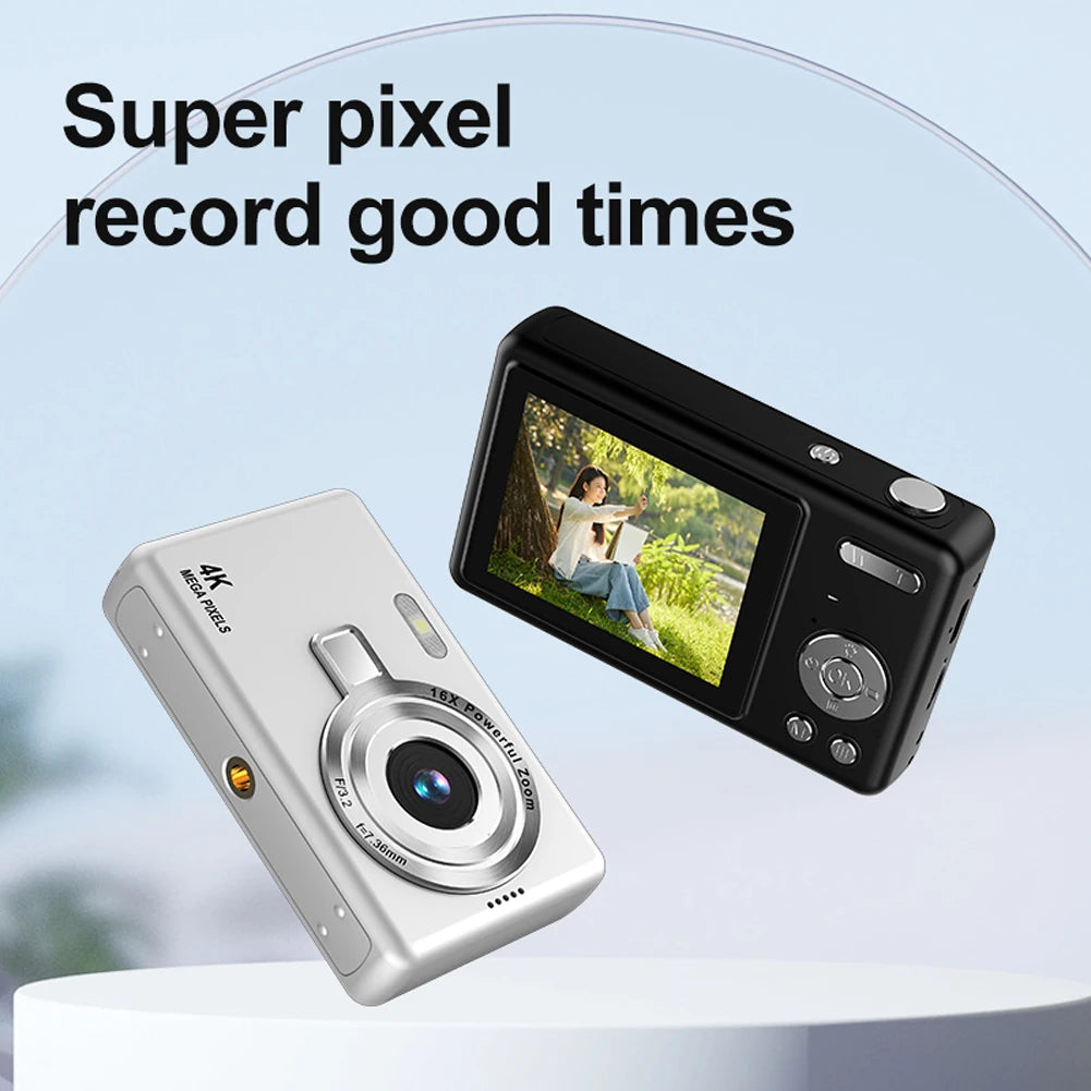 4K HD 1080P Portable Camera 16X Zoom Autofocus