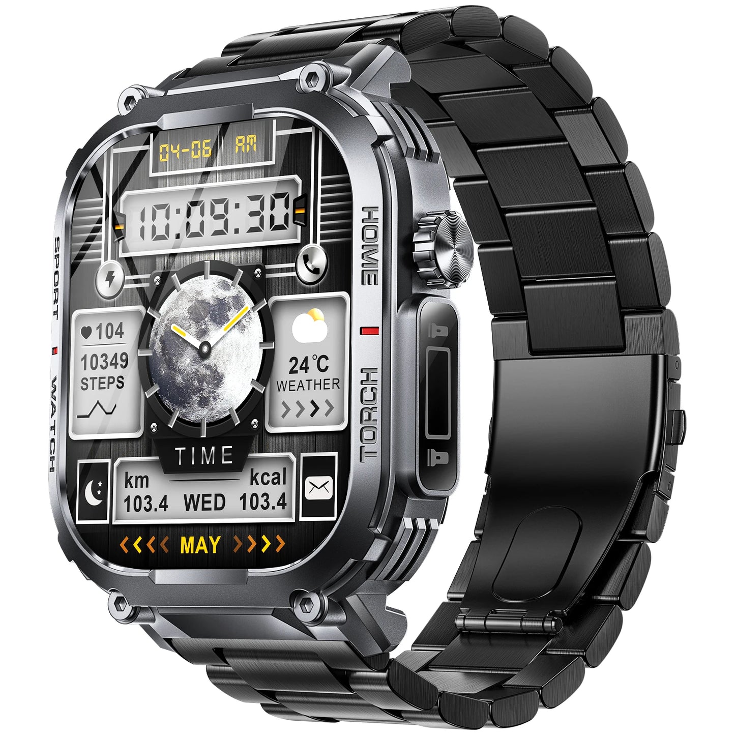 New Smart Watch Men 3ATM Waterproof With Compass