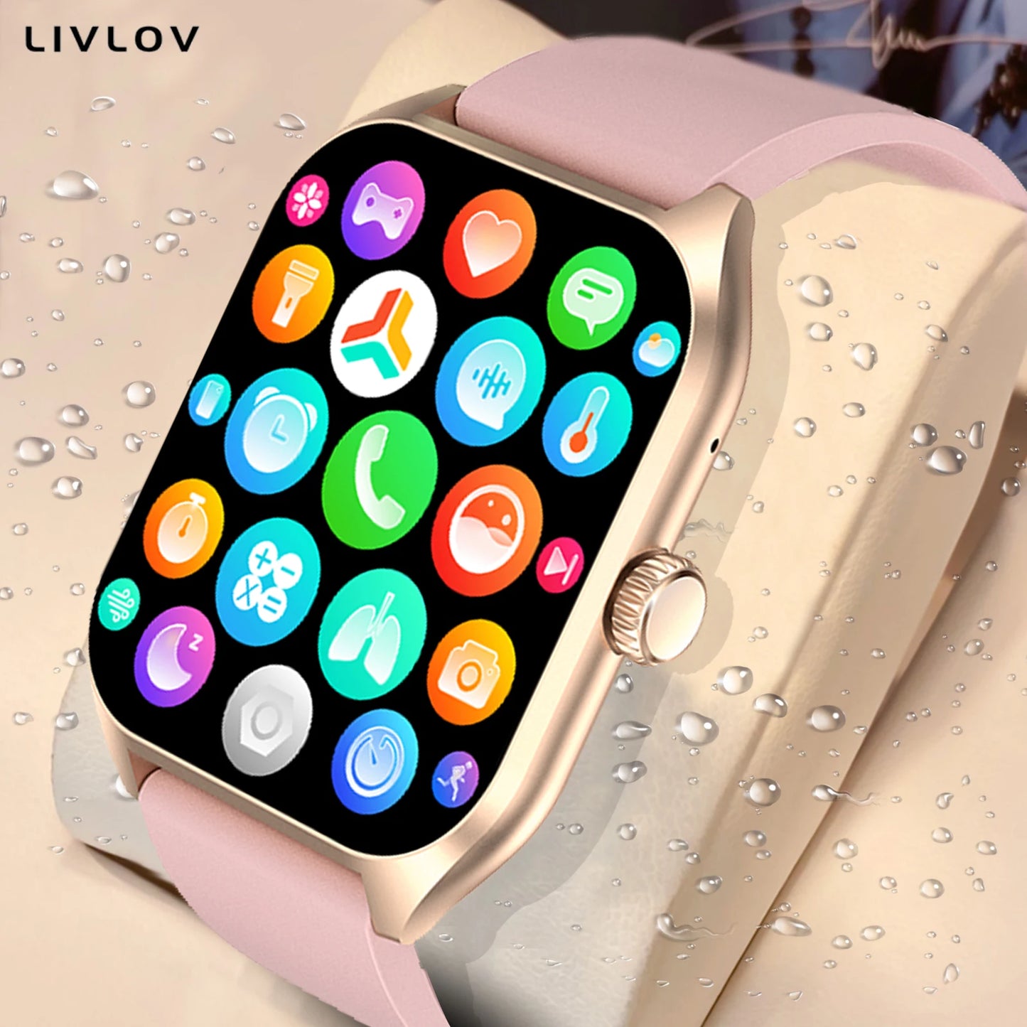AI Voice Assistant Smart Watch for Women
