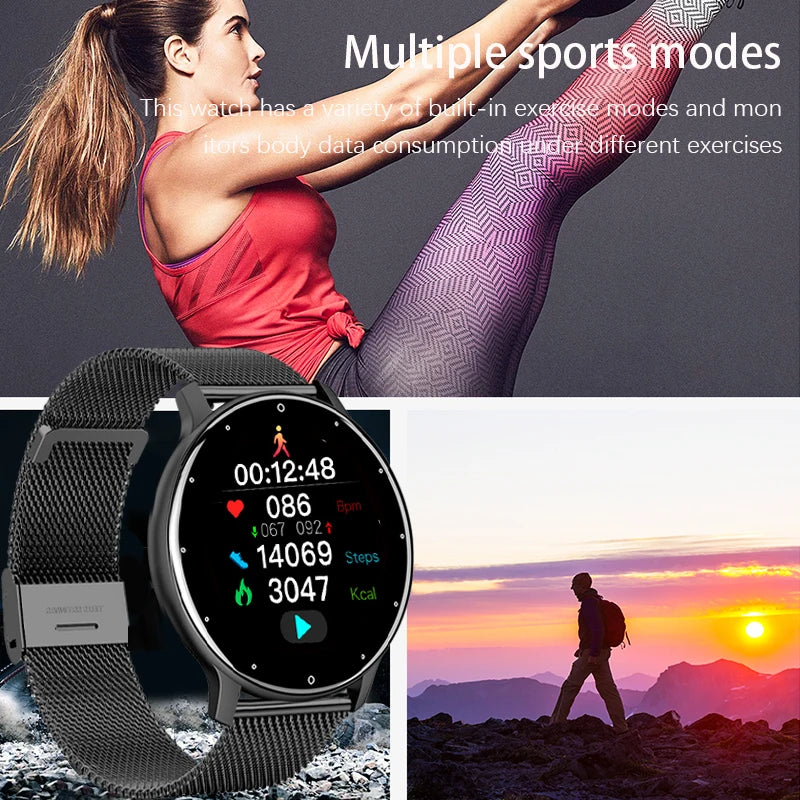 Smart Watch Ladies Full touch Screen Fitness Watch