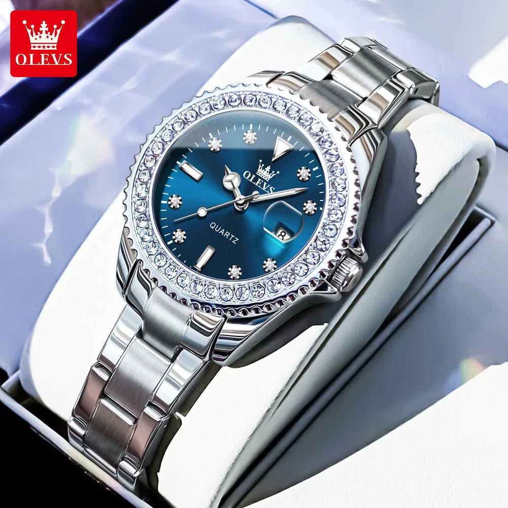 Women's Watches Elegant Full Diamond Dial