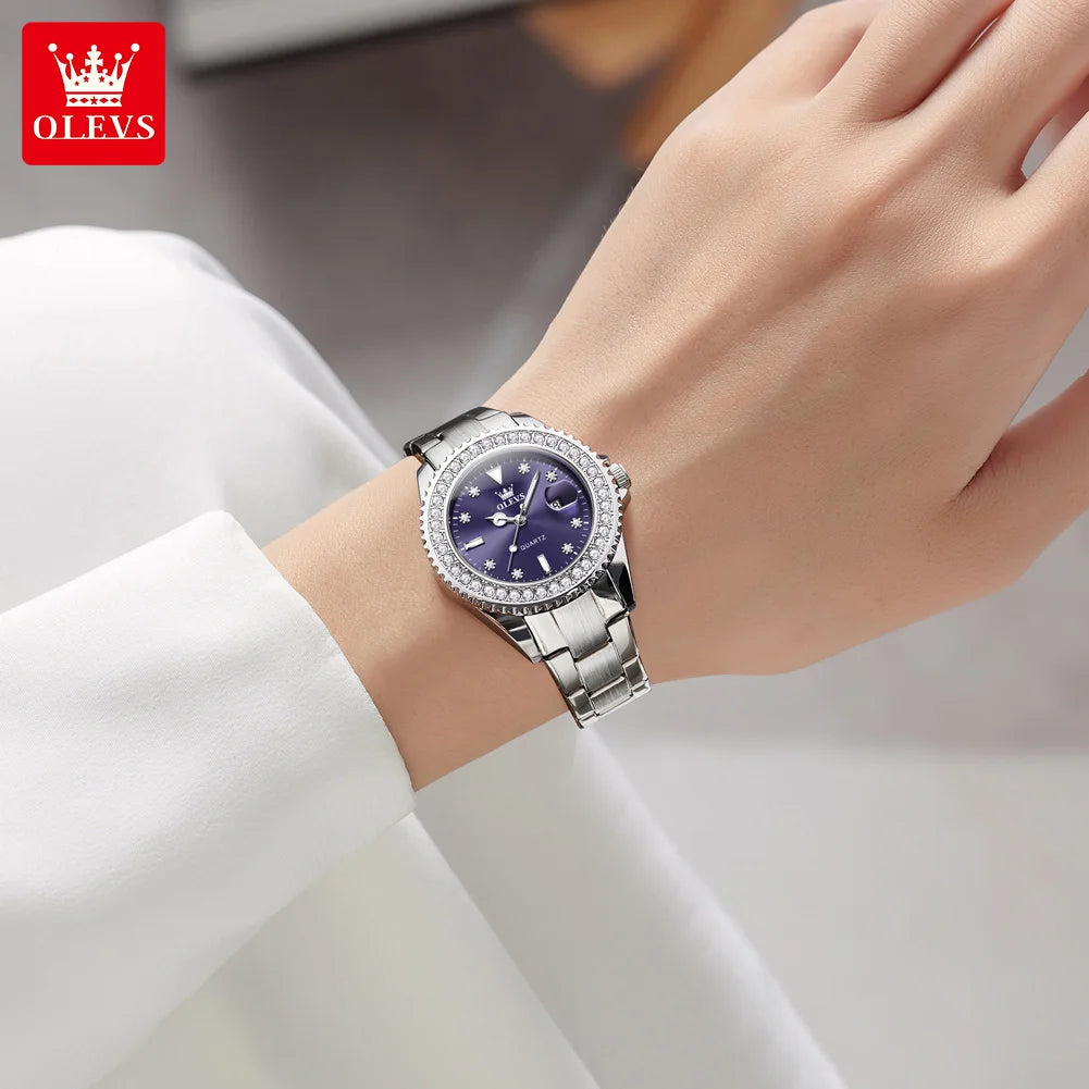Women's Watches Elegant Full Diamond Dial