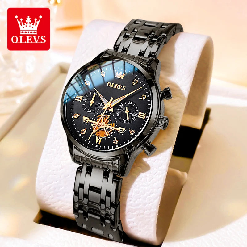 Womens Original Fashion Multifunction Quartz Wristwatch