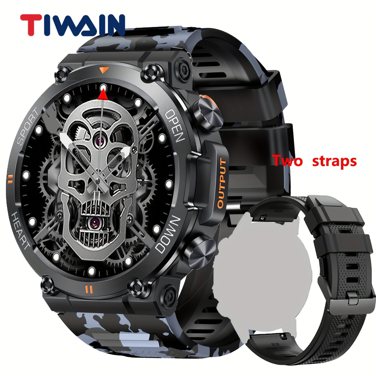 120+ Sport Modes Rugged Smart Watch for Men
