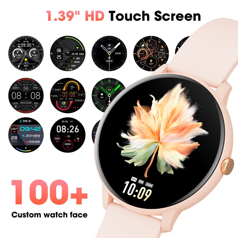 Women'S Smartwatch 1.39 Touch Screen, Bluetooth