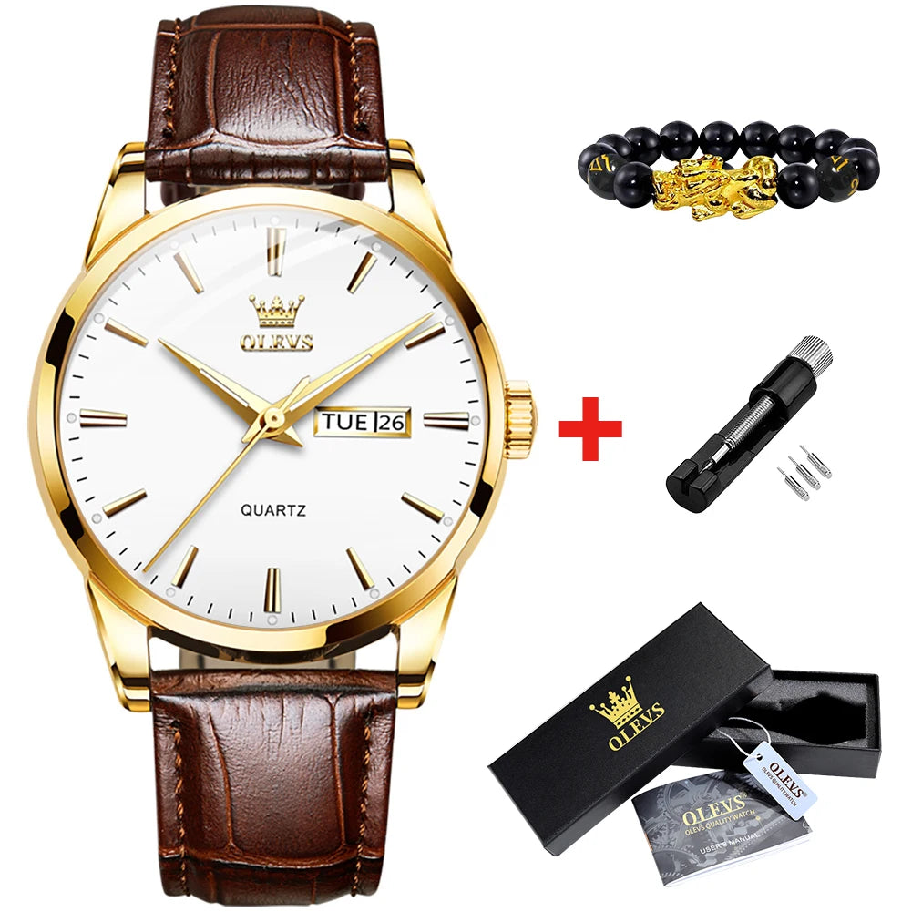 Top Brand Men's Watches Original Simple Quartz Wristwatch