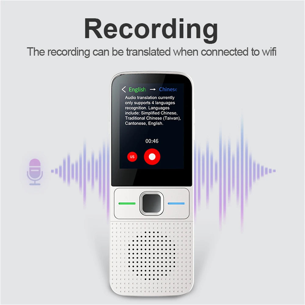 Portable Instant Language Translator Device with Voice Translation and 137 Language Support