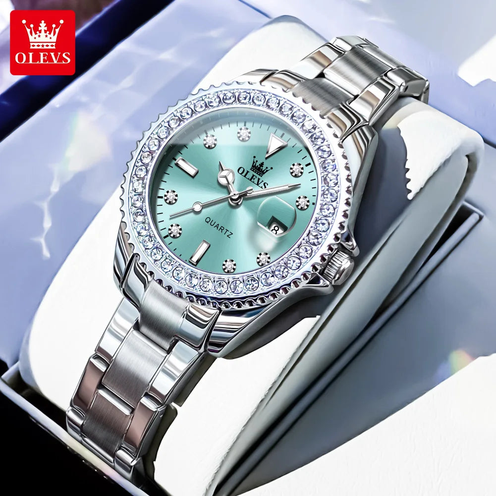 Women's Watches Elegant Full Diamond Dial