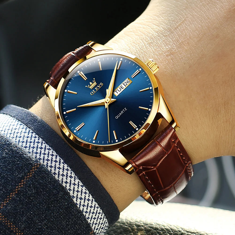 Top Brand Men's Watches Original Simple Quartz Wristwatch