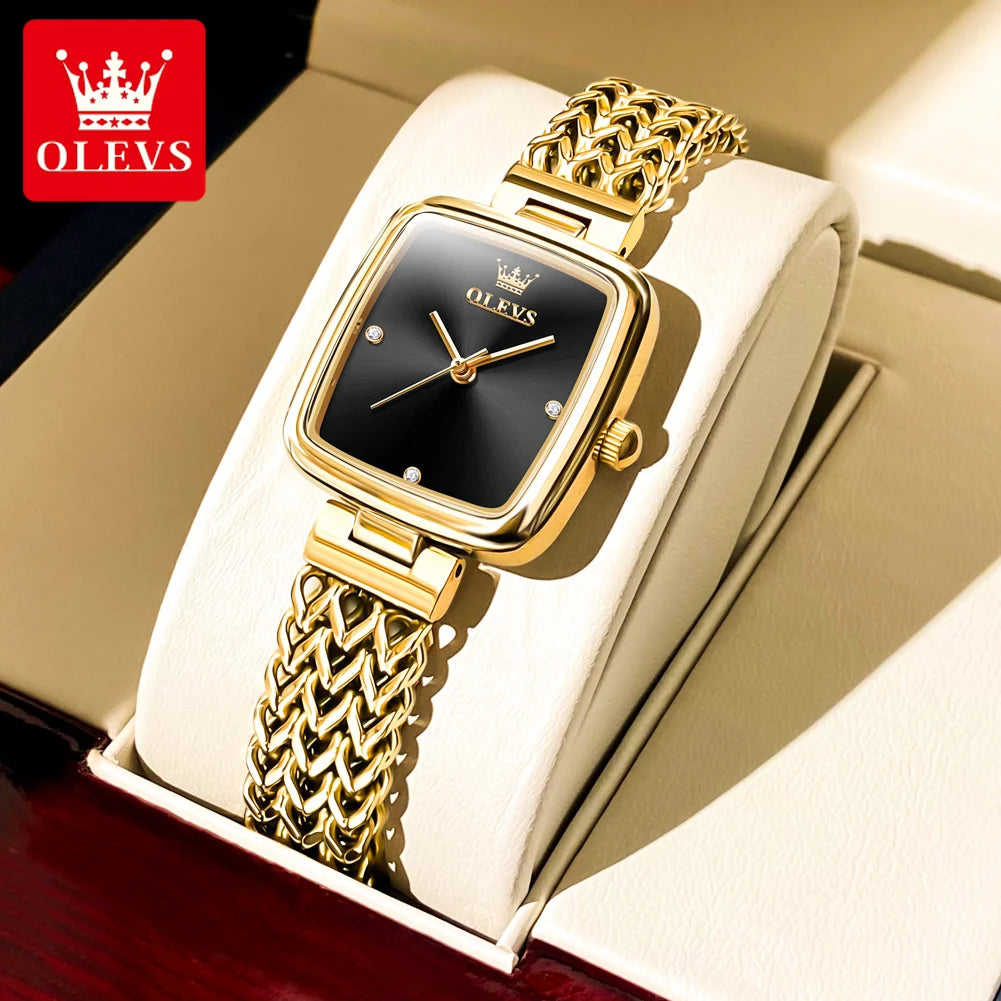Simple Atmosphere Stainless Steel Waterproof Quartz Wrist Watch