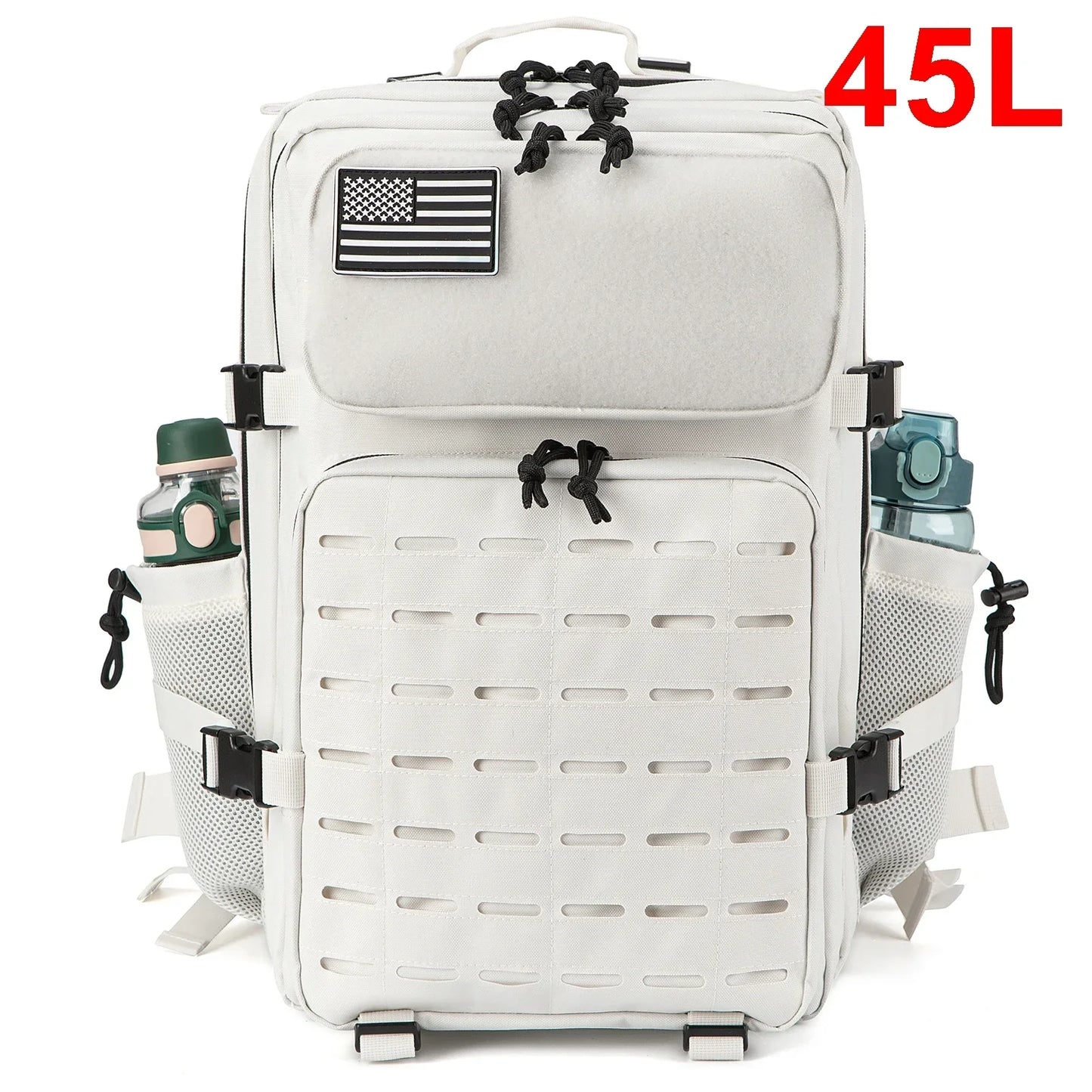 25L/45L Tactical Military Backpack with Bottle Holder