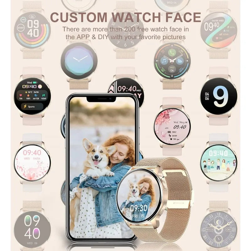 Smart Watch for Women, Android and iOS Phones