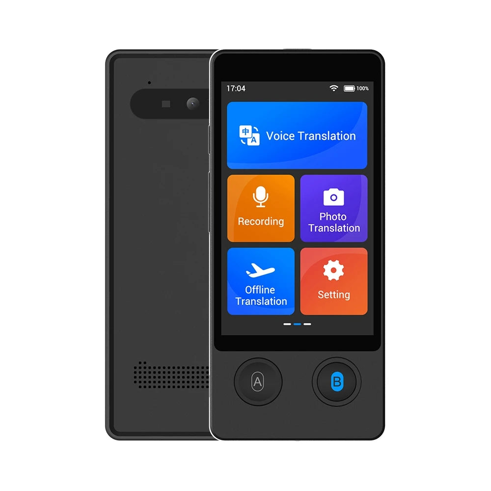 Wooask W12 Voice Translator 144 Languages Real Time Translation Device 16 Offline Packs No WiFi Needed Travel Business Tool