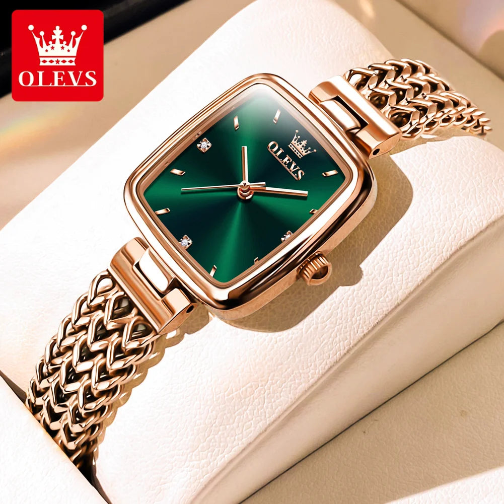 Simple Atmosphere Stainless Steel Waterproof Quartz Wrist Watch