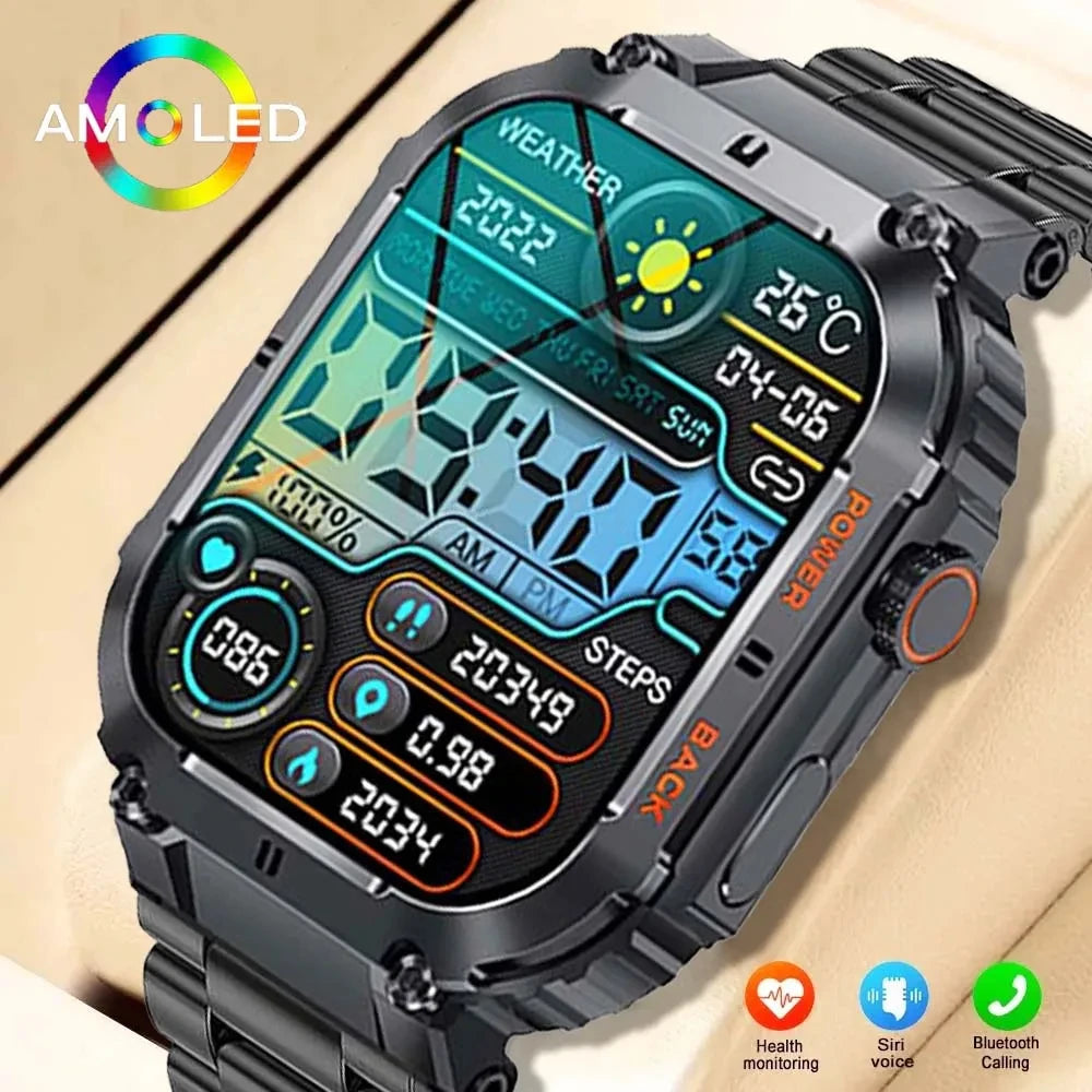 1.96 inch New Bluetooth Call Smart Watch