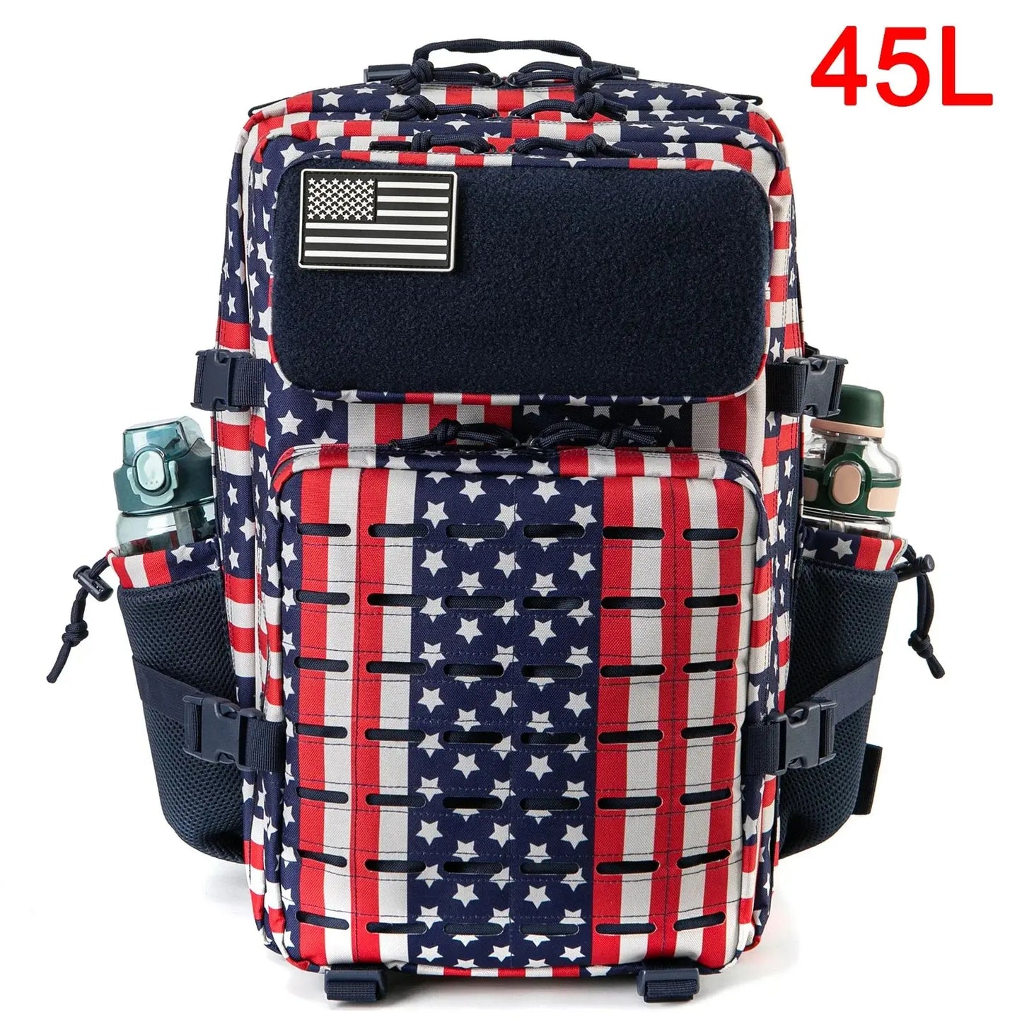 25L/45L Tactical Military Backpack with Bottle Holder
