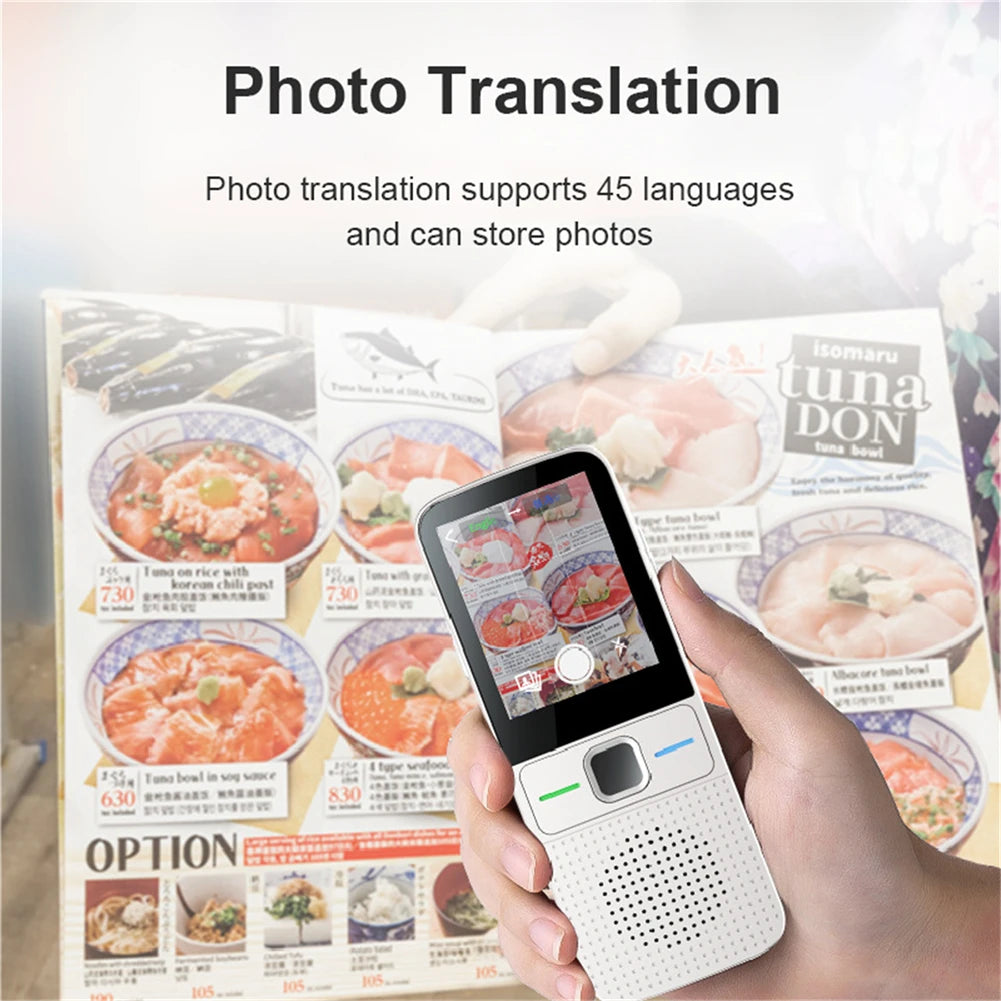 Portable Instant Language Translator Device with Voice Translation and 137 Language Support