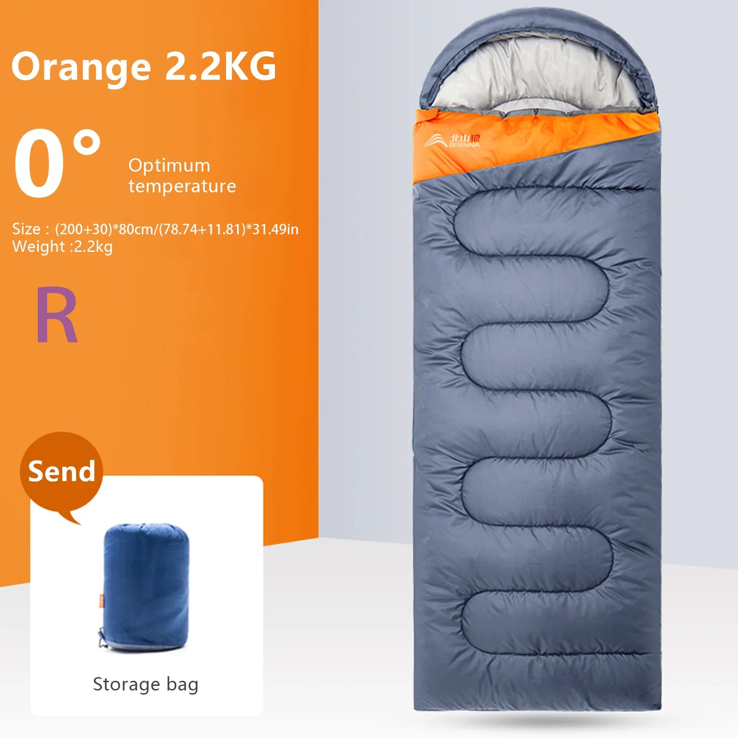 Sleeping Bag Ultralight Waterproof Warm Envelope