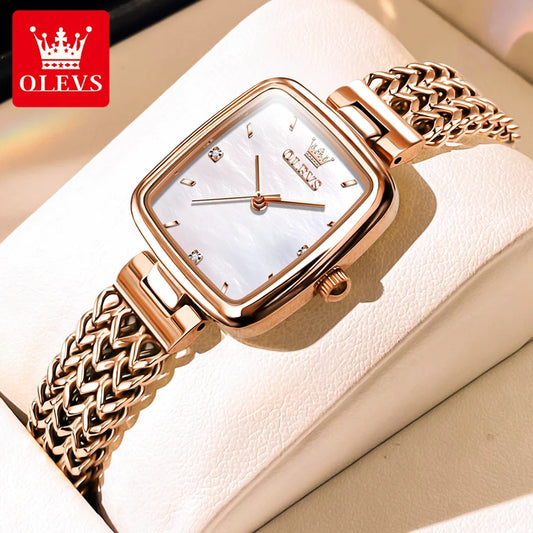 Simple Atmosphere Stainless Steel Waterproof Quartz Wrist Watch