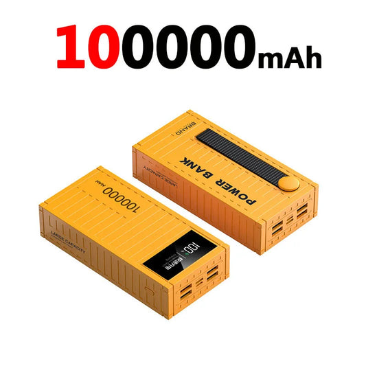 200000mAh Power Bank 66W Fast Charger Portable For Phones