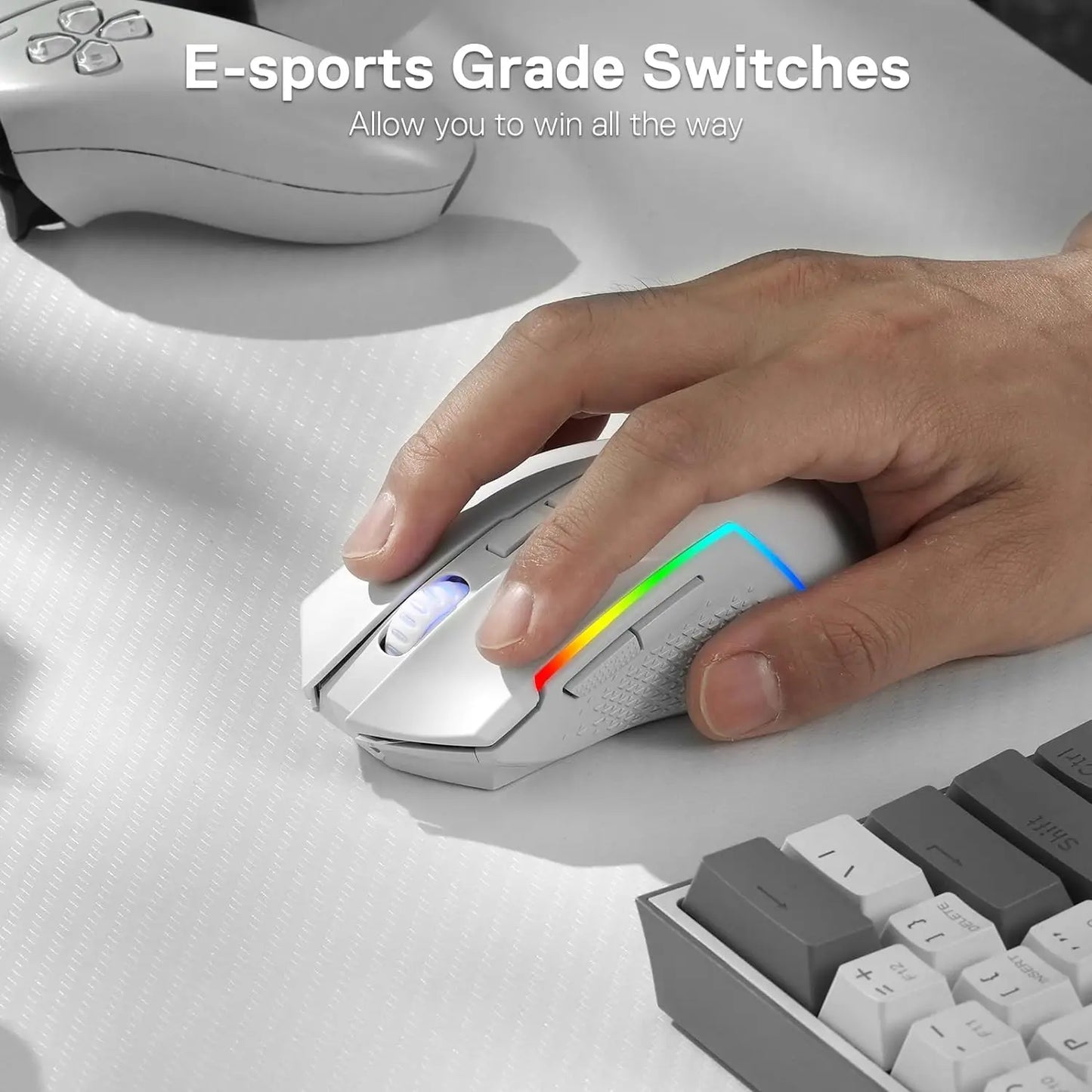 Redragon M693 Wireless Wired BT 8000 DPI Gaming Mouse