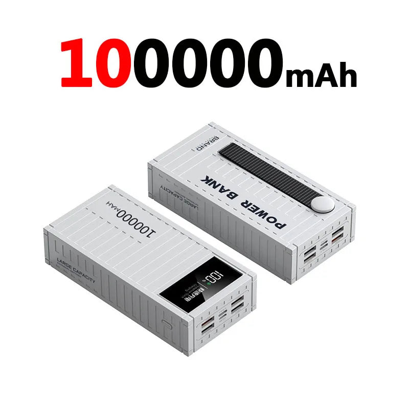 200000mAh Power Bank 66W Fast Charger Portable For Phones