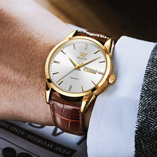 Top Brand Men's Watches Original Simple Quartz Wristwatch