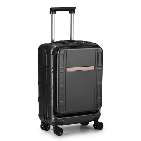 Carry On Luggage 20 Inch ABS PC Front Compartment TSA Lock