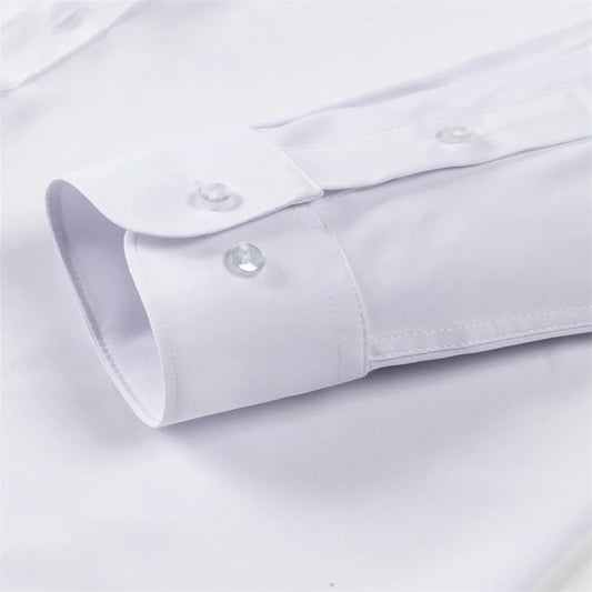 Men's Classic Button Down Shirt with Long Sleeves for Casual Spring and Summer